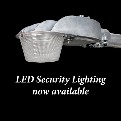 LED security lighting now available from First Electric